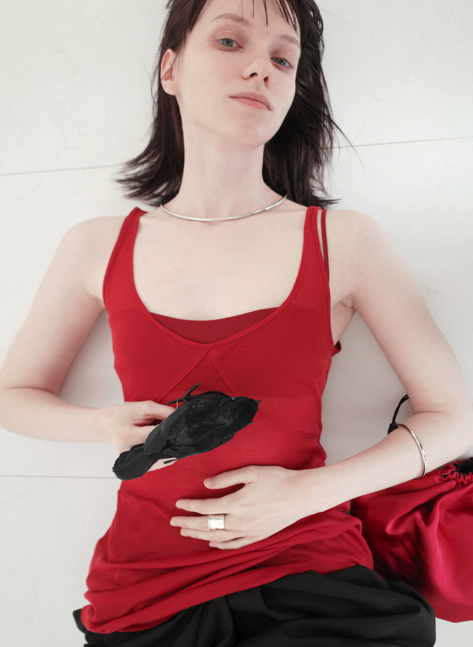 dpablo-ss-25-tencel-red-sleeveless