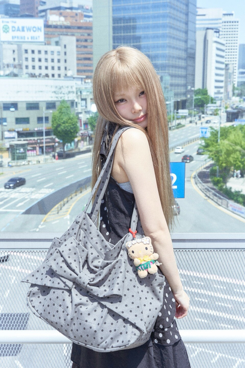 pincunomaru-seasonless-ribbon-bag-(dotgray)