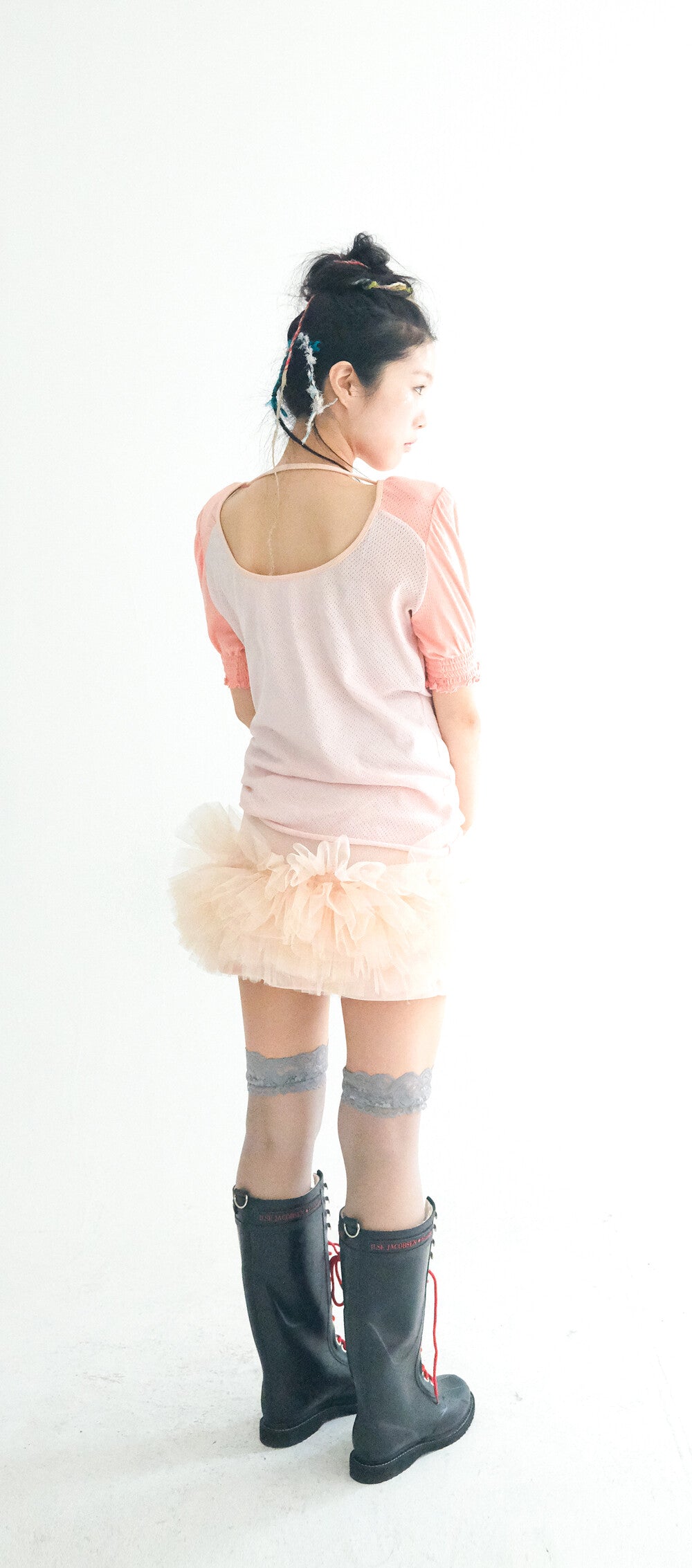 faerie-ss-25-jersey-volume-tulle-skirt-(coral)