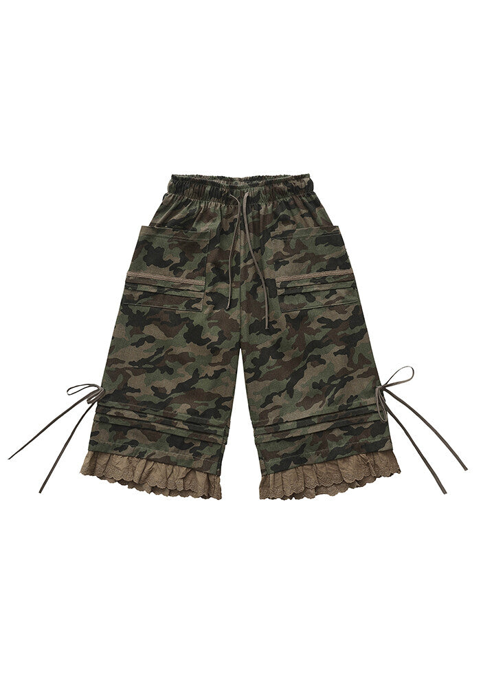 nofficialnoffice-ss-25-lacetrimmed-pleated-bermuda-camo