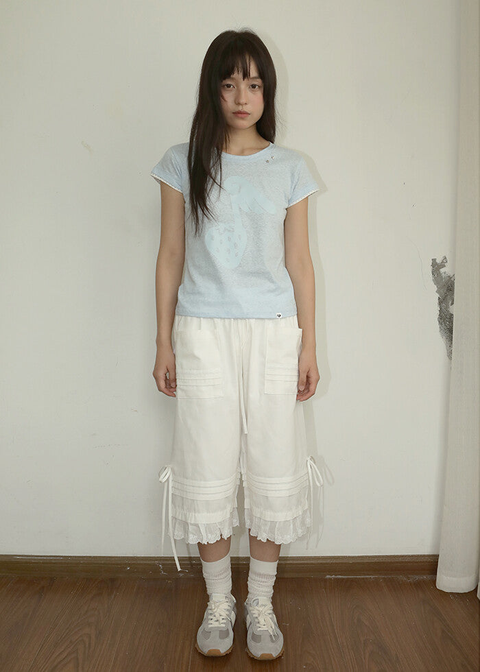 nofficialnoffice-ss-25-lacetrimmed-pleated-bermuda-ivory