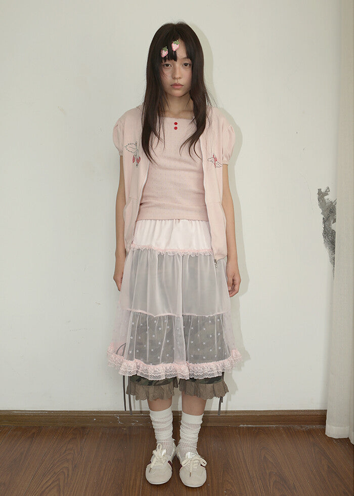 nofficialnoffice-ss-25-lace-trimmed-three-tier-skirt-pink