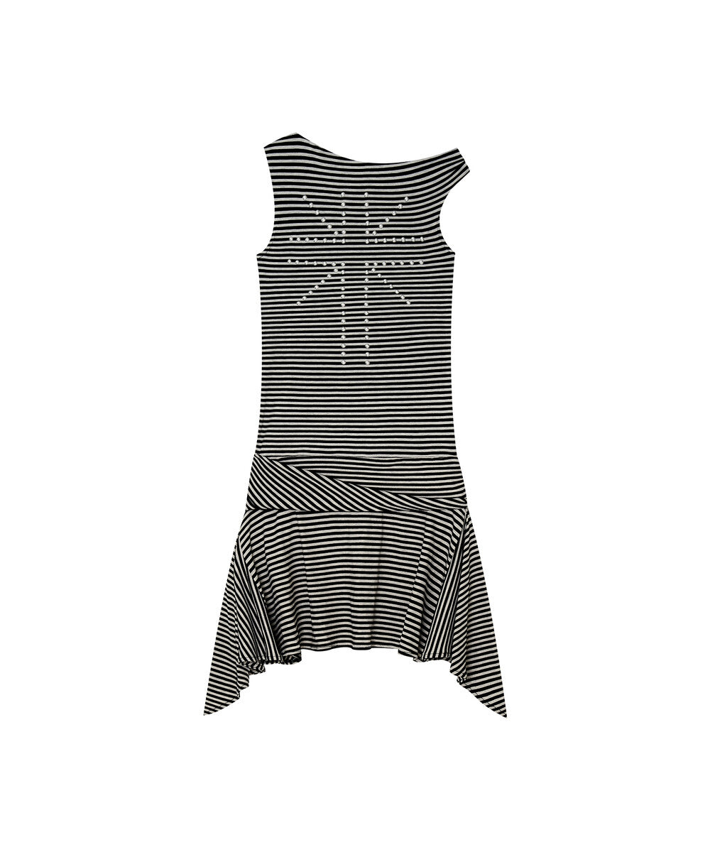 kashiko-ss-25-asymmetric-stud-onepiece-stripe