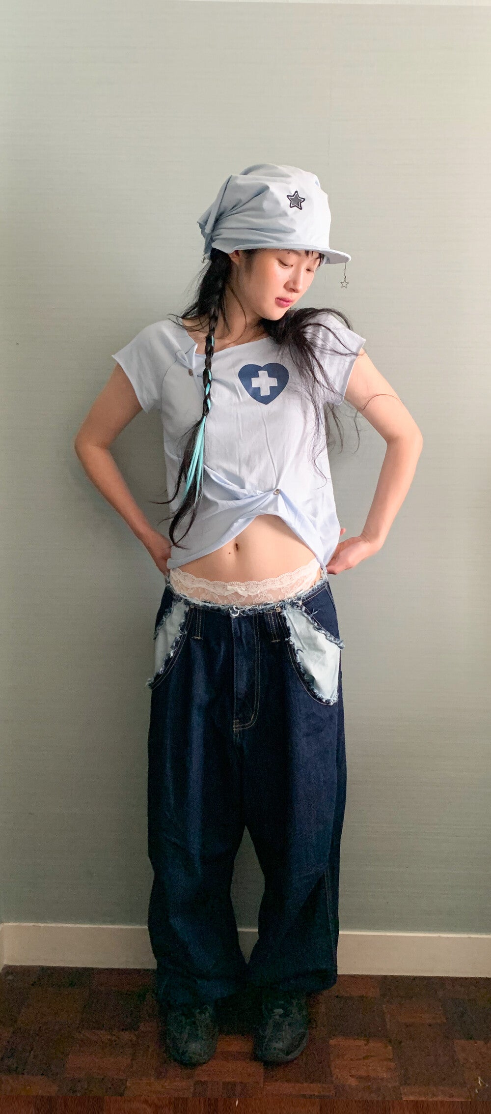 faerie-ss-25-f-e-e-s-button-up-zodiac-half-t-shirt-sky-blue-sky-blue-s