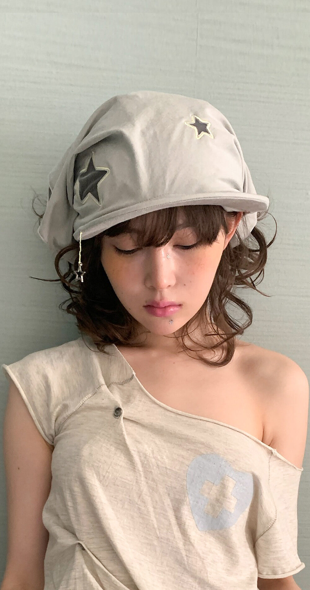 faerie-ss-25-f-e-e-s-star-charms-bandana-cap-light-grey-light-grey-s