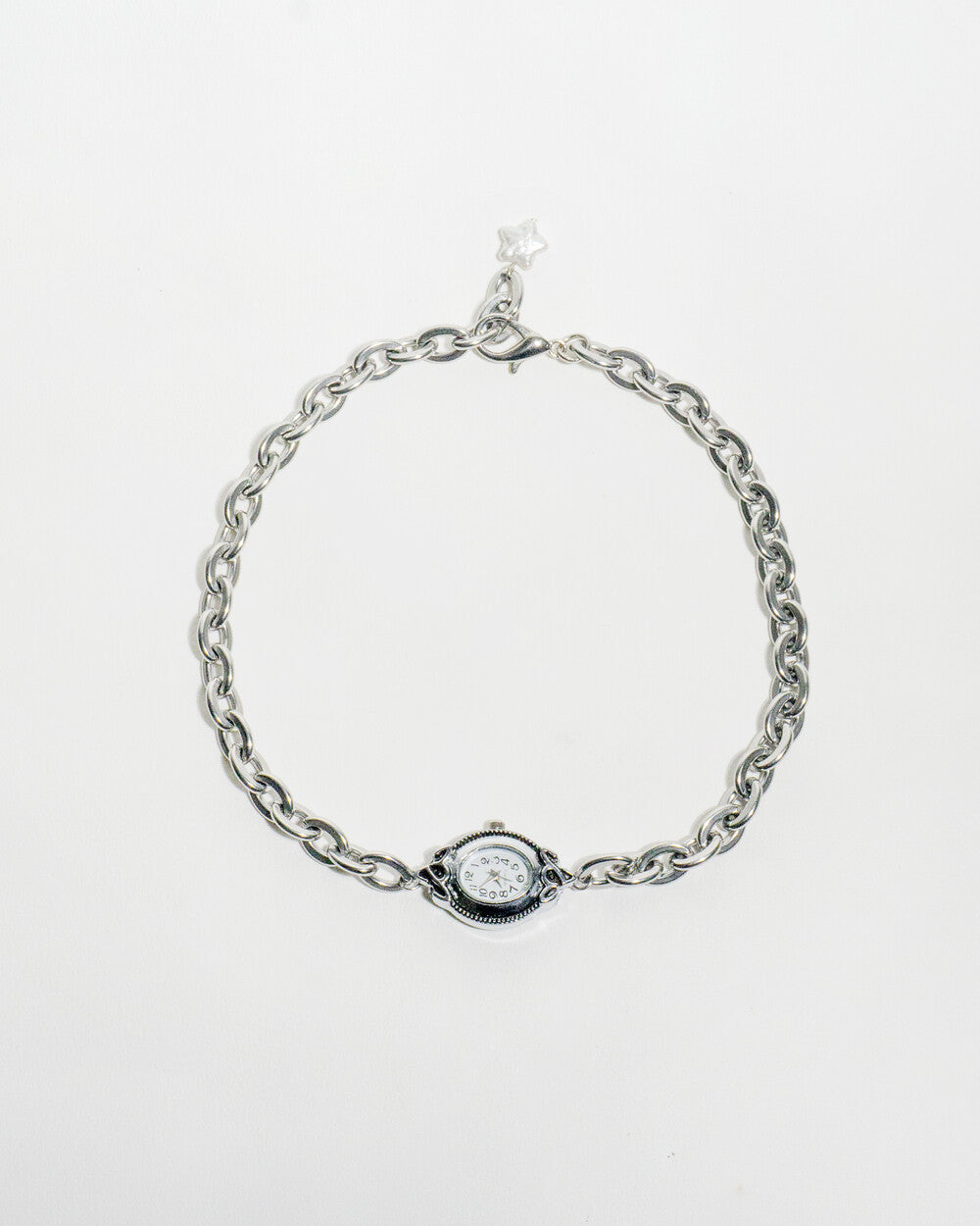 huggingoat-ss-25-simple-clock-choker-silver-s