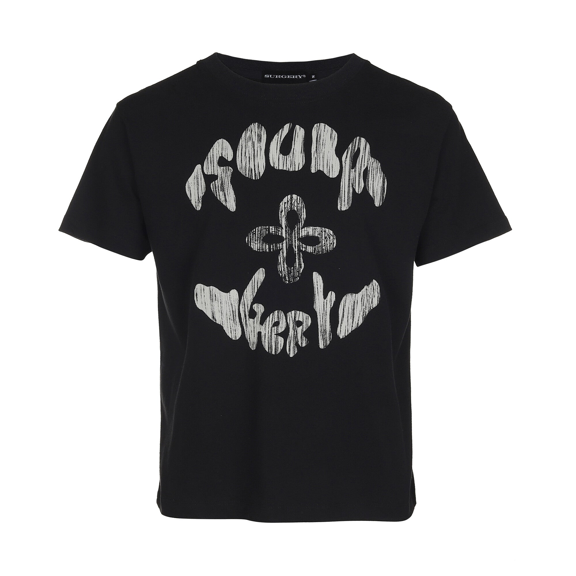 surgery-ss-26-clover-bite-t-shirts-black-black-s