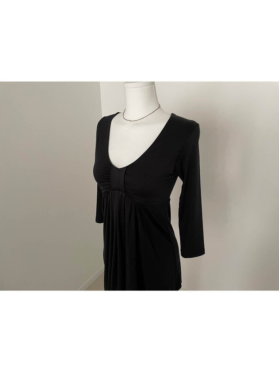 satomiradio-ss-25-ribbon-drape-jersey-dress-bl-black-o