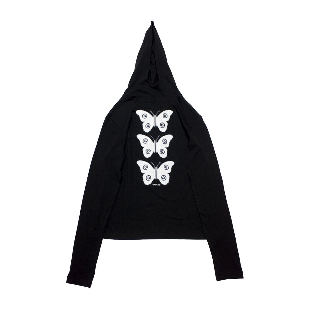 afternude-fw-25-moth-hoodie-black-black-s