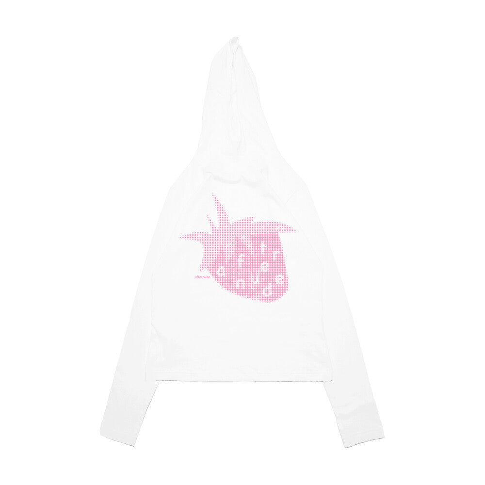 afternude-fw-25-strawberry-hoodie-white-white-s