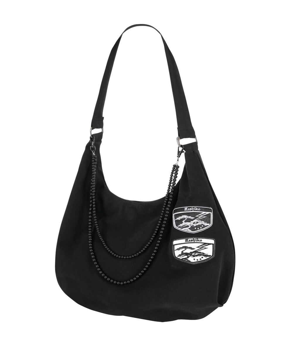 kashiko-fw-25-ball-chain-bag-black-black-s