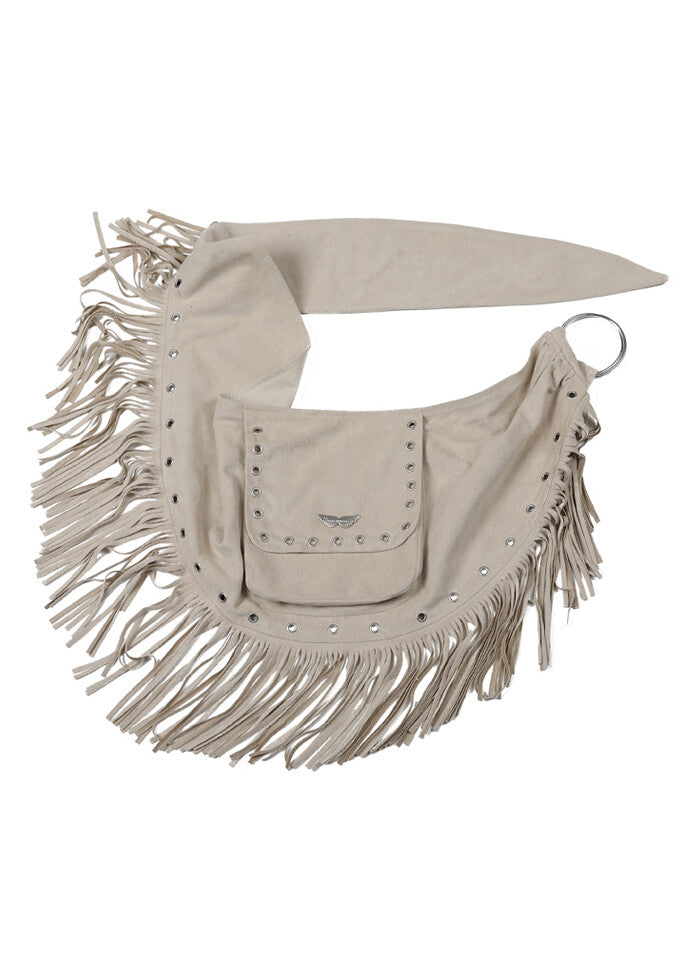 nofficialnoffice-fw-25-suede-fringe-pocket-wrap-beige-beige-s