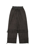 nofficialnoffice-fw-25-suede-fringe-lace-cut-pants-cahrcoal-charcoal-s