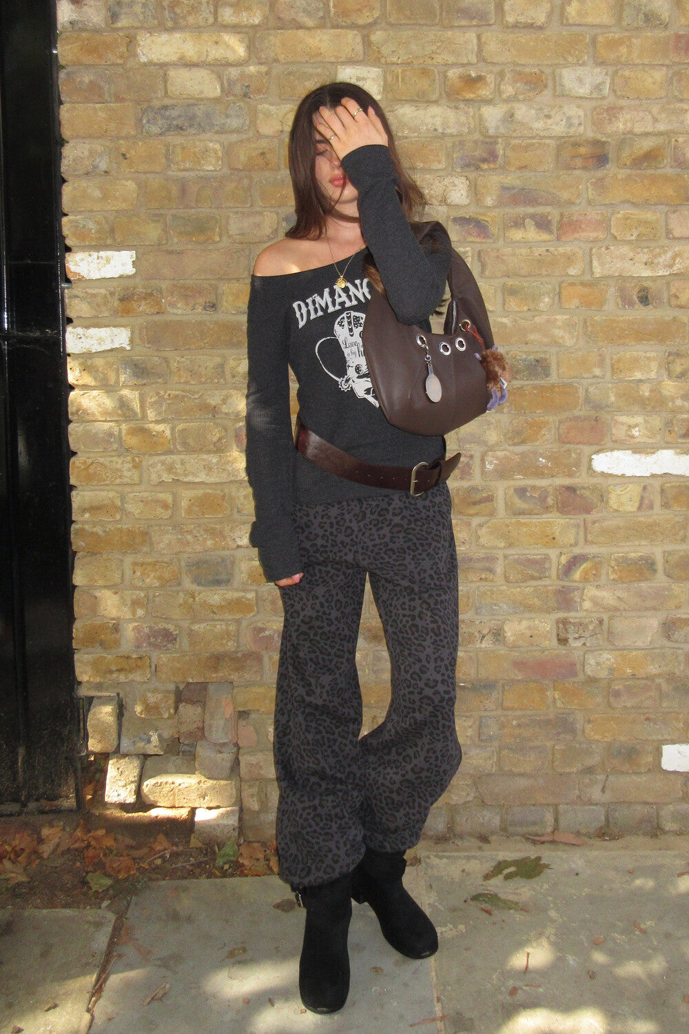 dimanche-fw-25-leopard-sweatpants-grey-grey-s