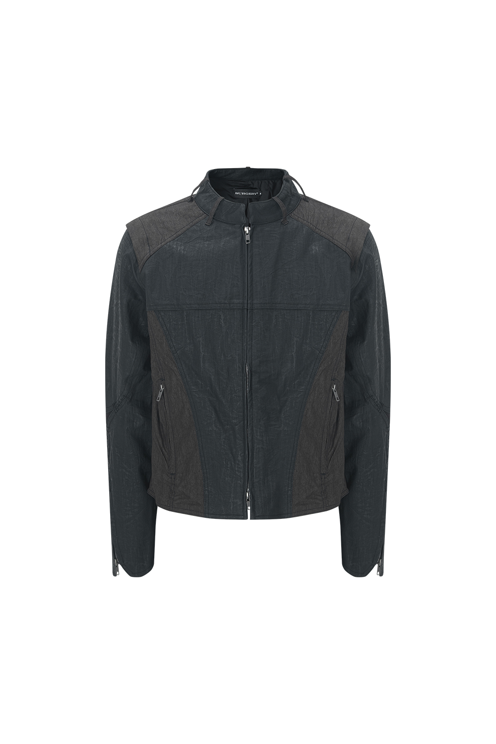 surgery-ss-26-belt-ring-neck-leather-jacket-black-brown-black-s