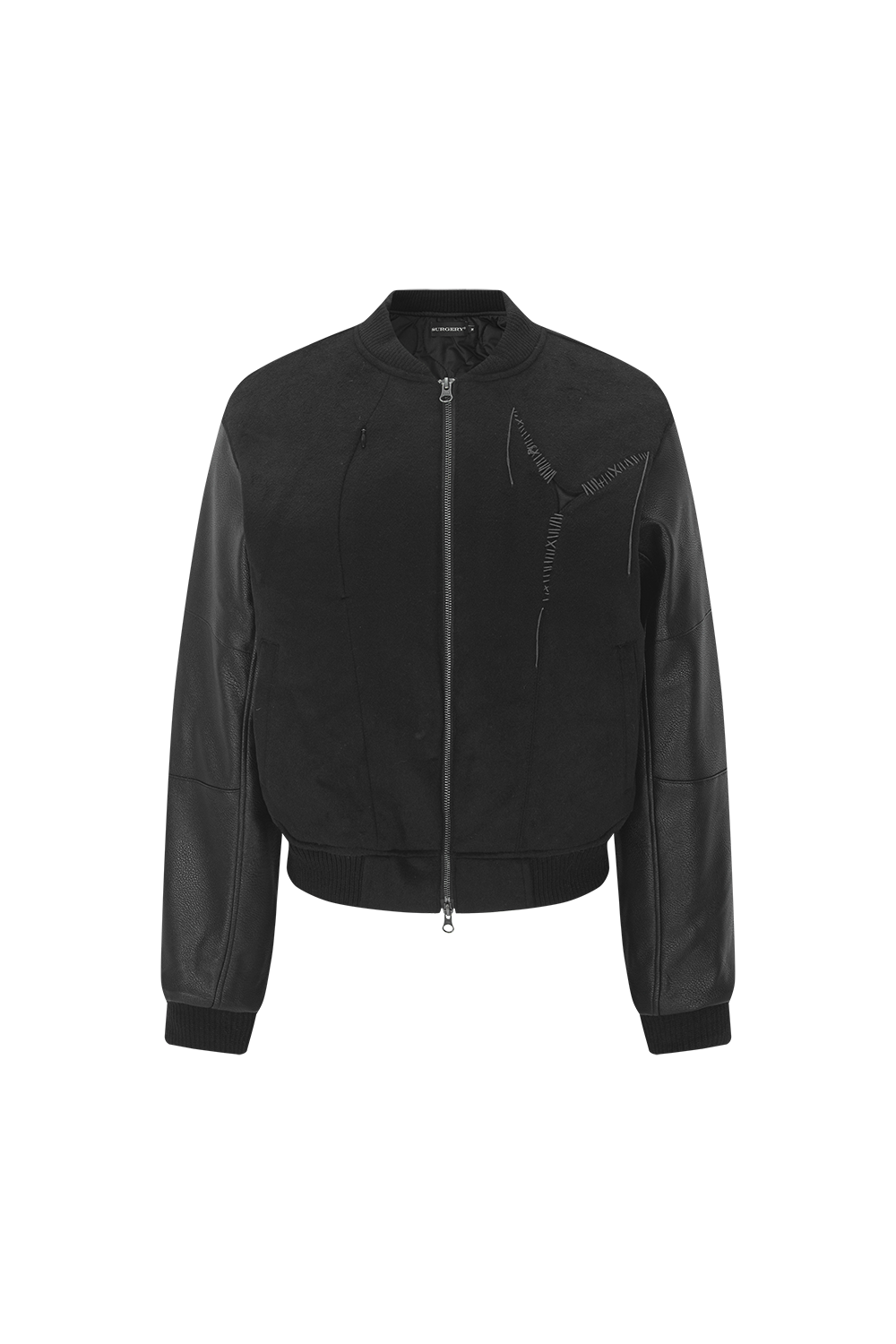 surgery-ss-26-sutured-varsity-jacket-black-black-s