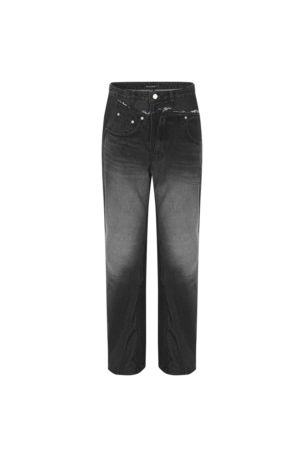 surgery-ss-26-30-jeans-washed-pants-black-denim-black-s