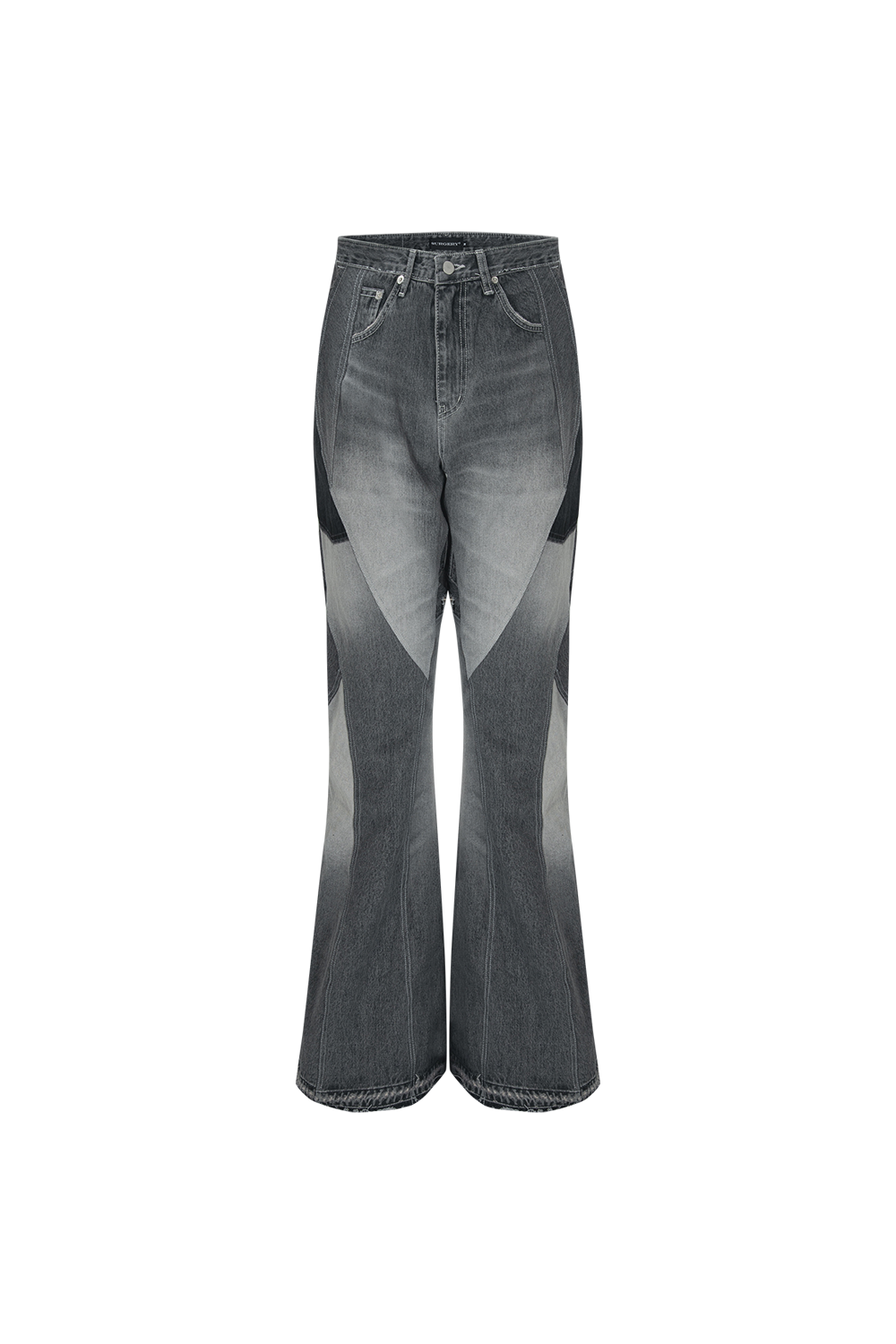 surgery-ss-26-rebuild-denim-boot-cut-pants-grey-gray-s