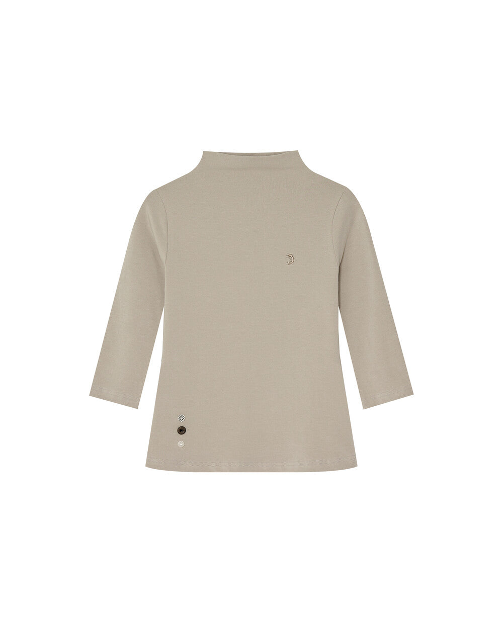 sio-fw-25-half-neck-capri-sleeve-top-beige-beige-s