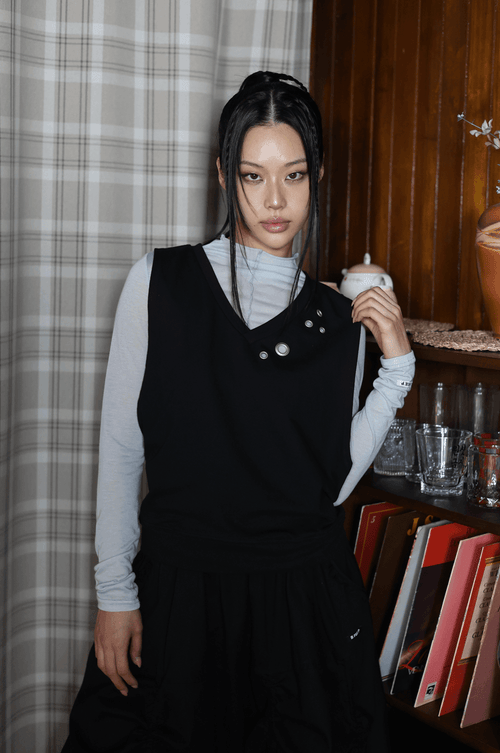 bfeep-fw-25-eyelet-vest-black-black-s