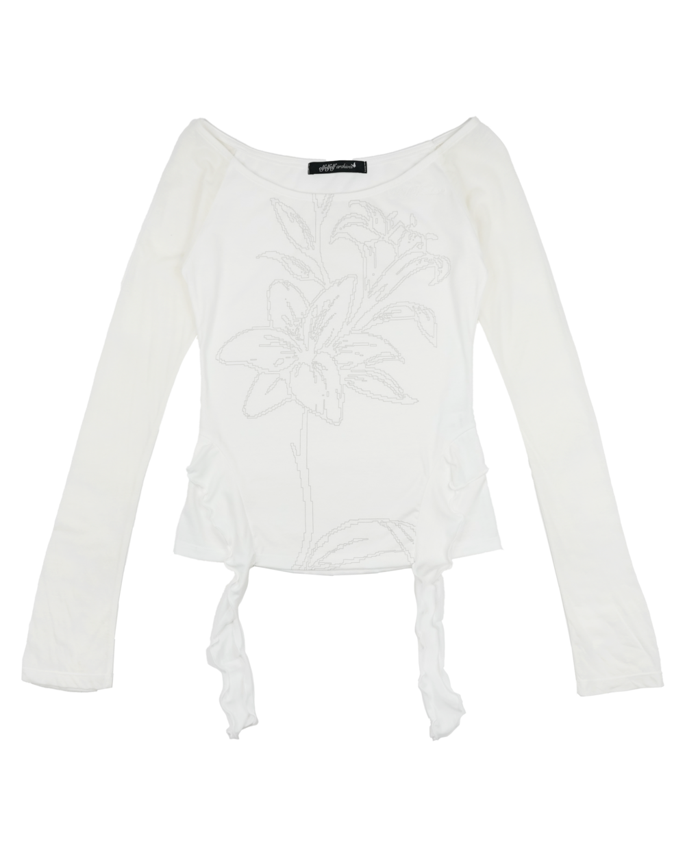 elfelfelf-archives-fw-25-lily-frill-t-shirts-ivory-ivory-s