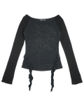 elfelfelf-archives-fw-25-lily-frill-t-shirts-black-black-s
