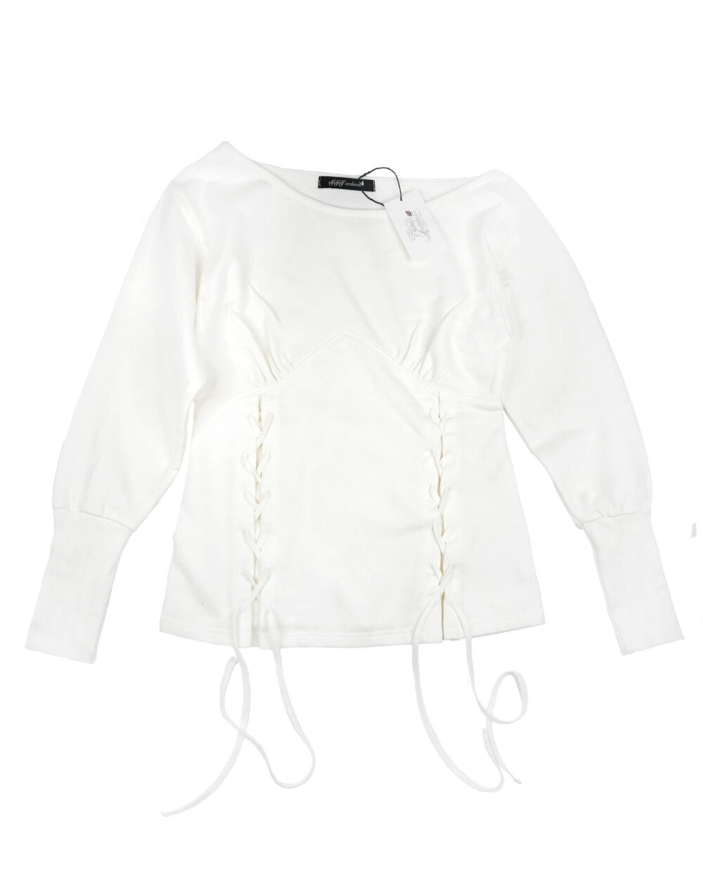 elfelfelf-archives-fw-25-corset-one-shoulder-mtm-ivory-ivory-s