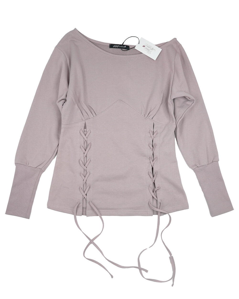 elfelfelf-archives-fw-25-corset-one-shoulder-mtm-dry-rose-dry-rose-s