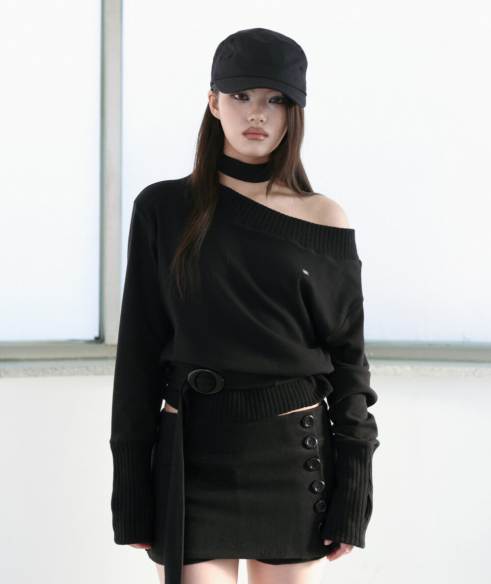 miae-fw-25-logo-off-shoulder-sweatshirt-choker-set-black-black-s