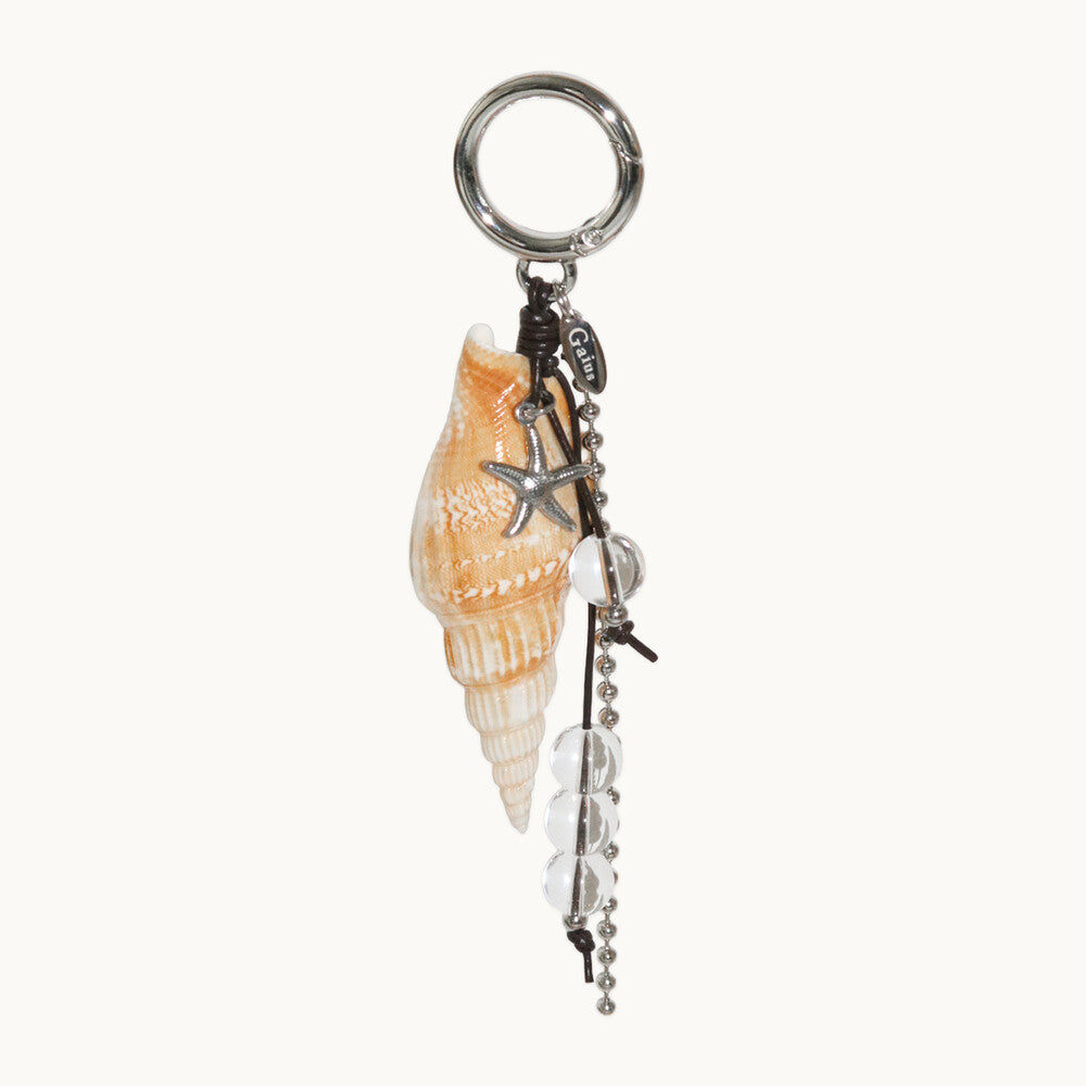 gaius-ss-26-conch-and-sea-foam-keyring-brown-brown-o
