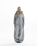 kaiya-ss-26-id-card-hooded-zip-up-gray-gray-s