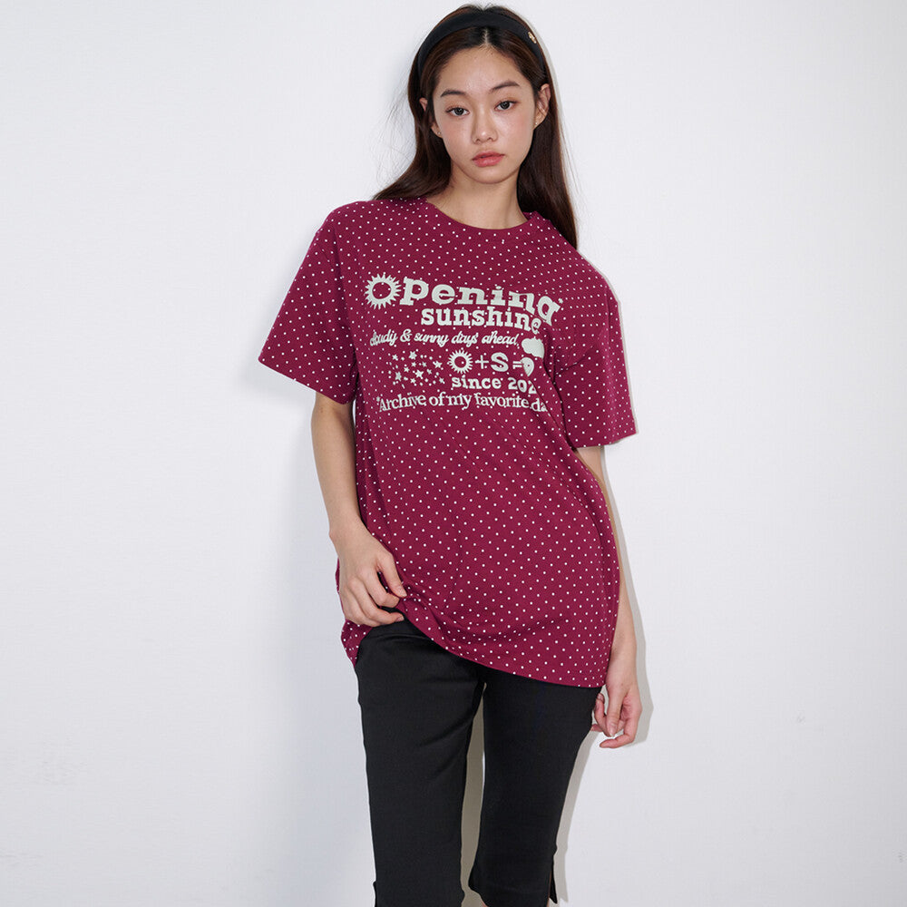 opening-sunshine-ss-26-dot-short-sleeved-logo-boxy-t-shirt-burgundy-burgundy-s