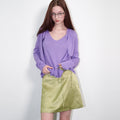 opening-sunshine-ss-26-string-belt-satin-mini-skirt-jacquard-olive-olive-s