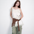 opening-sunshine-ss-26-ribbon-shoulder-satin-lace-mini-dress-cream-cream-s
