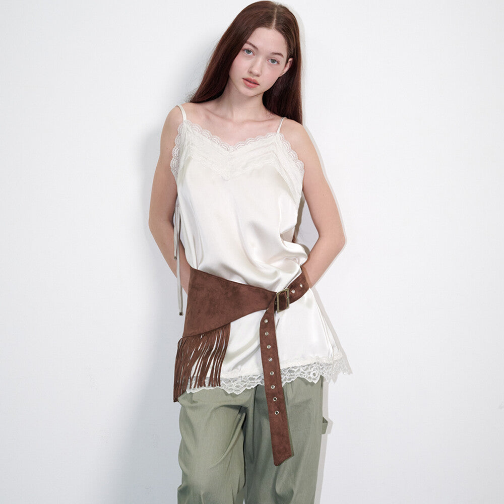 opening-sunshine-ss-26-ribbon-shoulder-satin-lace-mini-dress-cream-cream-s