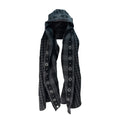 oblik-ss-26-two-check-eyelet-scarf-black-s
