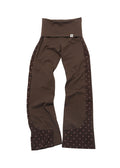 nofficialnoffice-ss-26-dot-line-foldover-bootcut-pants-choco-choco-s