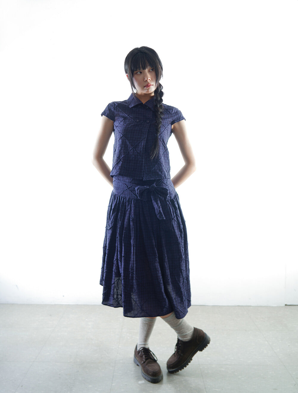 oddme-ss-26-cozy-check-ribbon-skirt-navy-navy-s