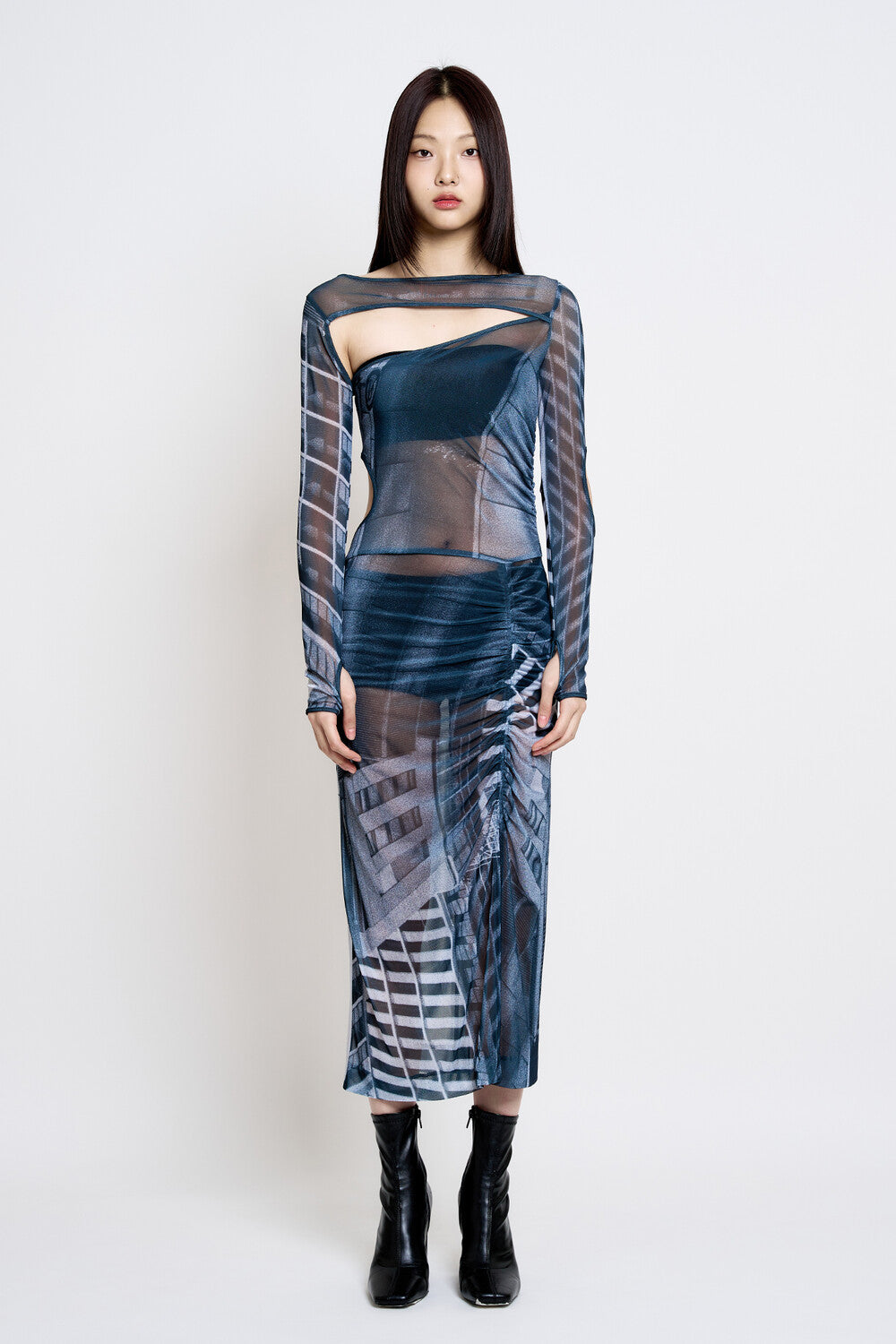 phenomenon-seeper-ss-26-interstice-mesh-dress-blue-s