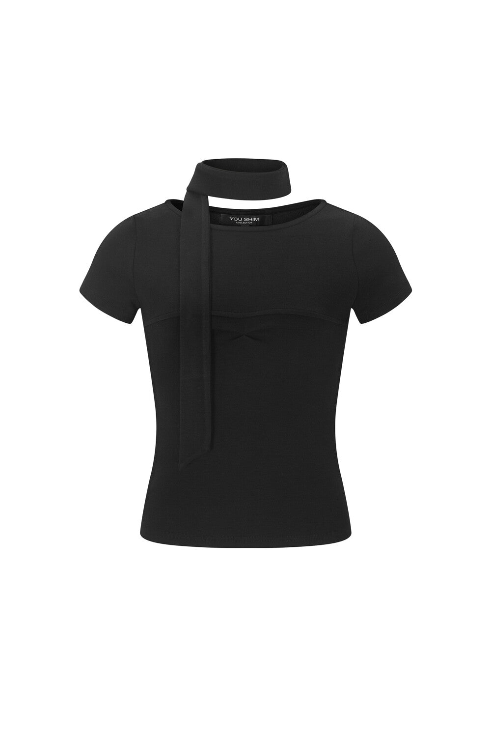 youshim-ss-26-back-twist-cut-out-top-scarf-set-black-black-s