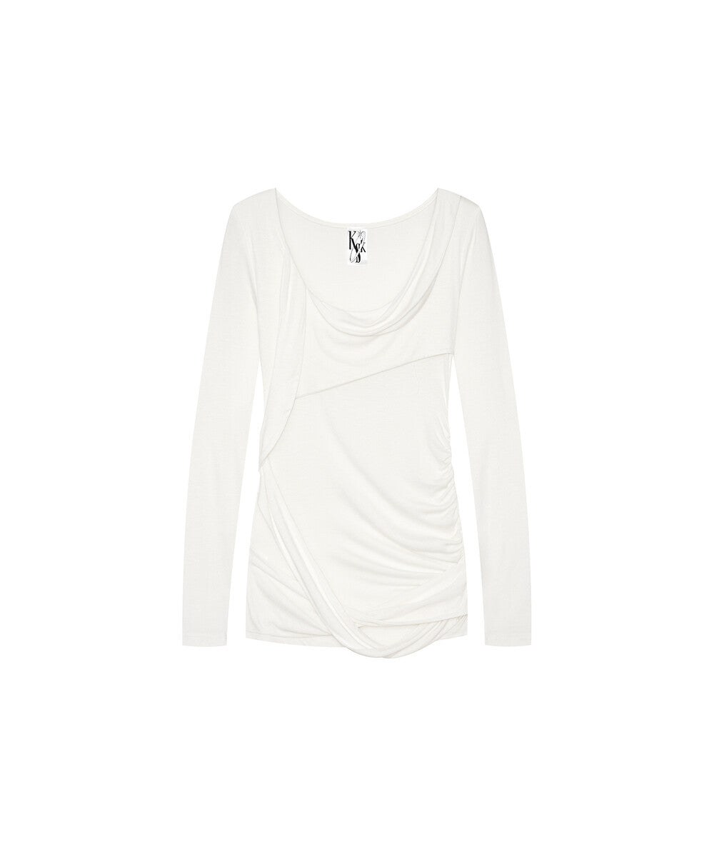kashiko-ss-26-drape-asymmetric-long-sleeve-white-white-s