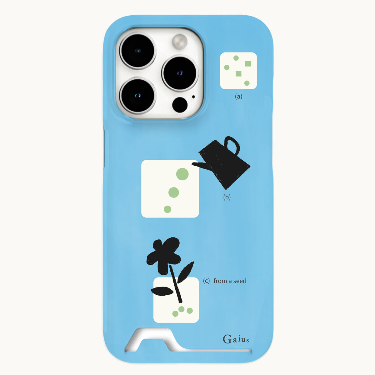 gaius-fw-26-from-a-seed-case-glossy-card-black-size