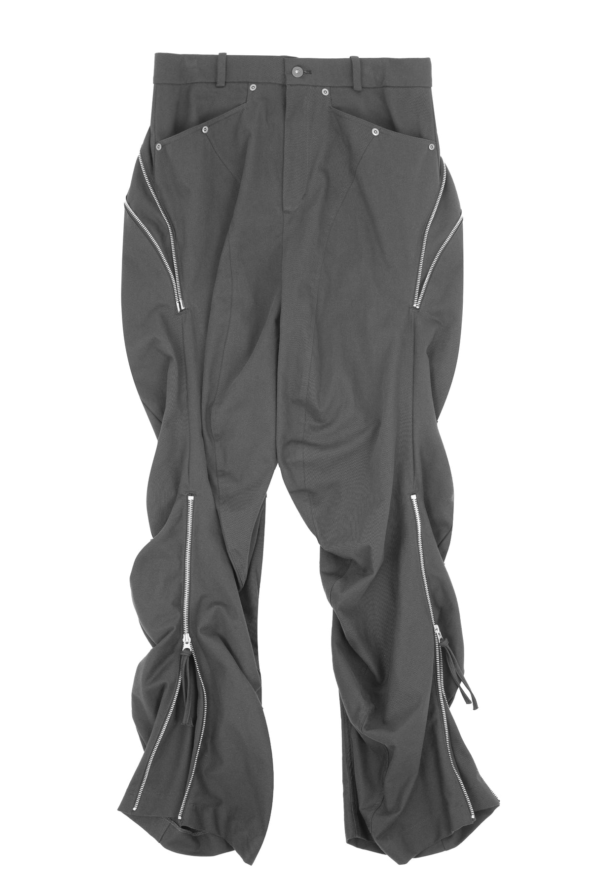 newwaveboys-ss-26-zip-wave-bootcut-pants-charcoal-charcoal-s