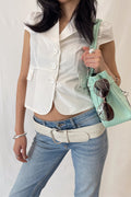 dimanche-ss-26-summer-tailored-top-white-white-s