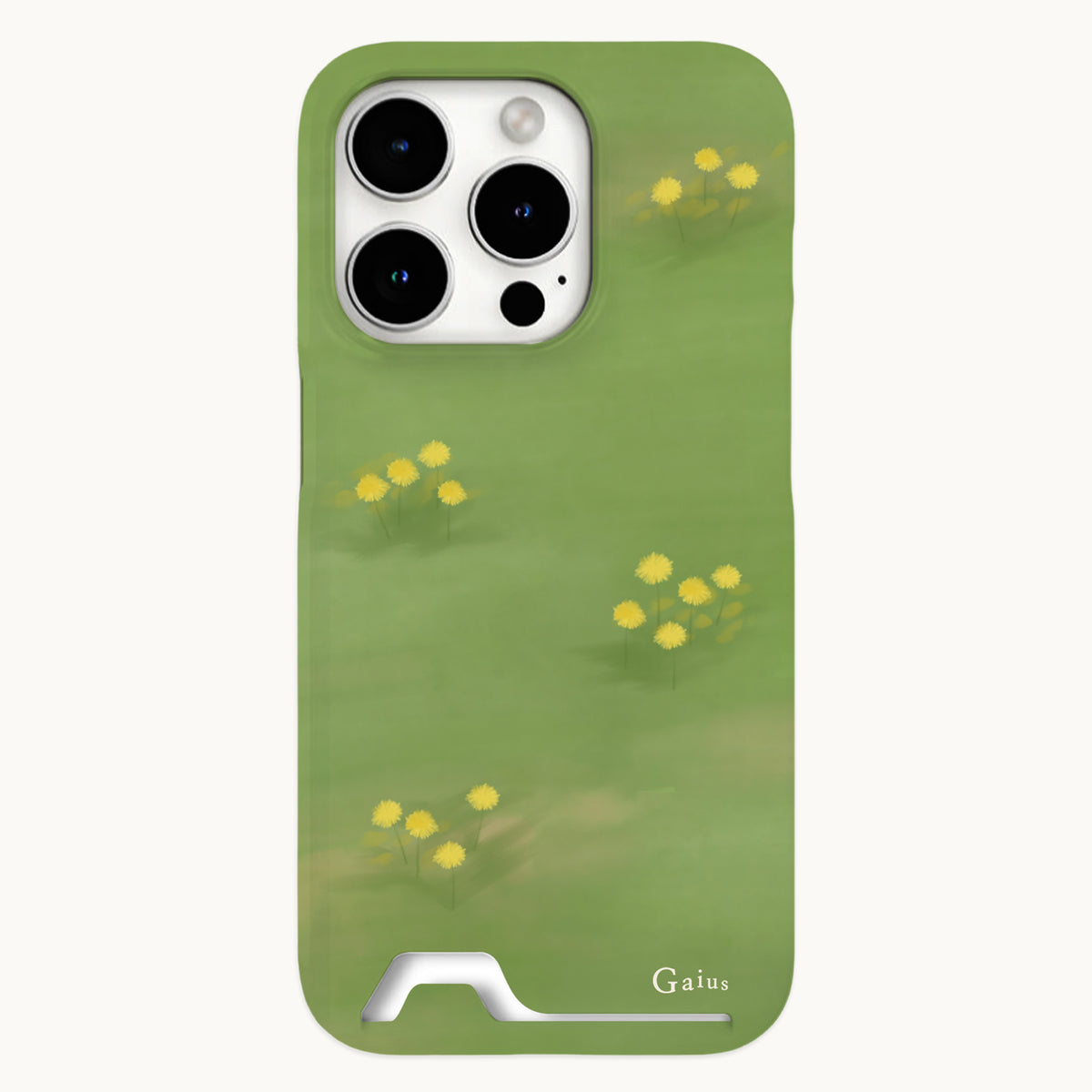 gaius-fw-26-dandelion-field-case-glossy-card-black-size