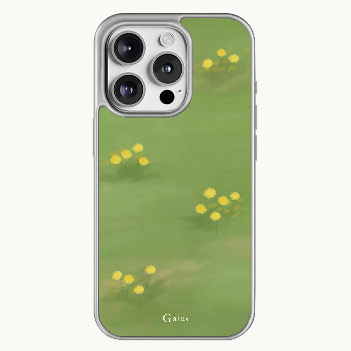 gaius-fw-26-dandelion-field-case-bumper-black-size