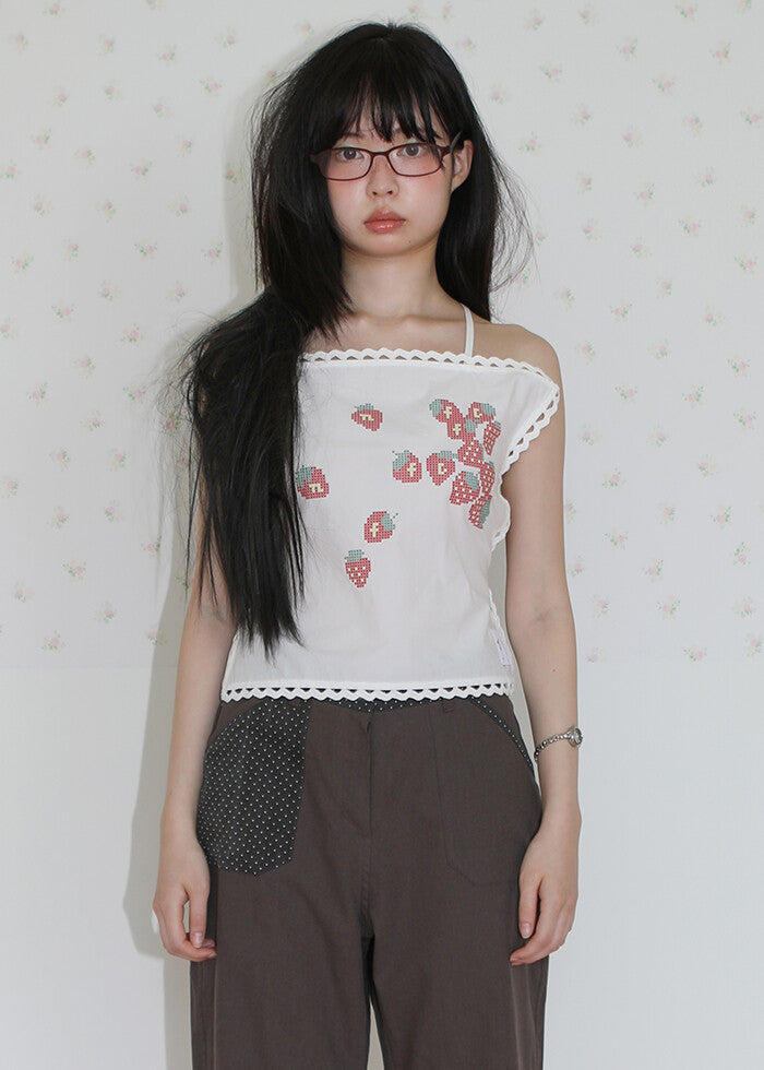 nofficialnoffice-ss-26-red-strawberry-hanky-backless-top-red-s