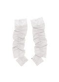 nofficialnoffice-ss-26-lace-trim-shirred-leg-warmers-off-white-white-s
