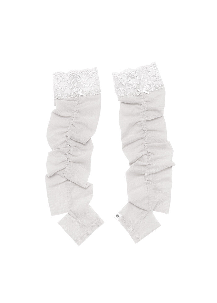 nofficialnoffice-ss-26-lace-trim-shirred-leg-warmers-off-white-white-s