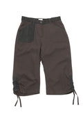 nofficialnoffice-ss-26-polka-overlay-pocket-pants-dark-taupe-dark-taupe-s